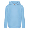 Bluza Kangurka DZIECIĘCA Fruit of The Loom HOODED SWEAT PREMIUM błękitna