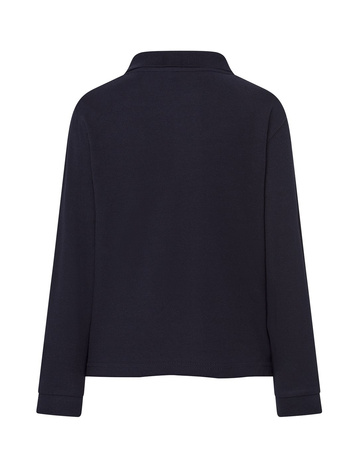 Polo z długim rękawem dla dziecka, młodzieżowe, 100% bawełna, gramatura 200g/m2, granatowy, rozmiary: 2-14 lat , Kid Ls Polo 210, Malfini