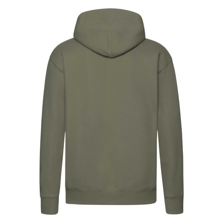 Bluza Kangurka MĘSKA Fruit of The Loom PREMIUM HOODED Sweat oliwkowa