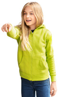 Bluza z kapturem i suwakiem DZIECIĘCA Malfini TRENDY ZIPPER limetka