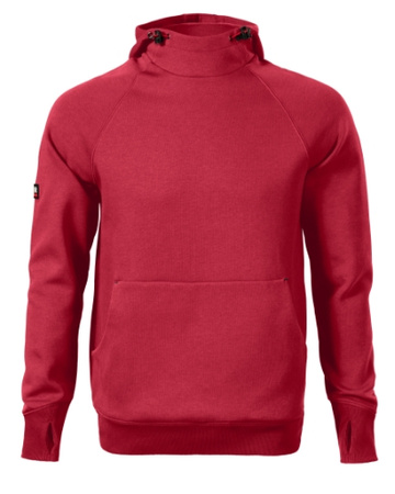 Bluza męska z kapturem VERTEX HOODIE Rimeck marlboro czerwony
