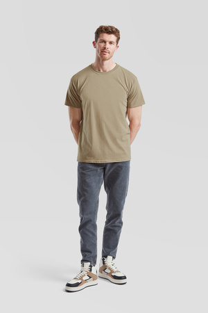 Koszulka MĘSKA Fruit of The Loom VALUEWEIGHT T khaki