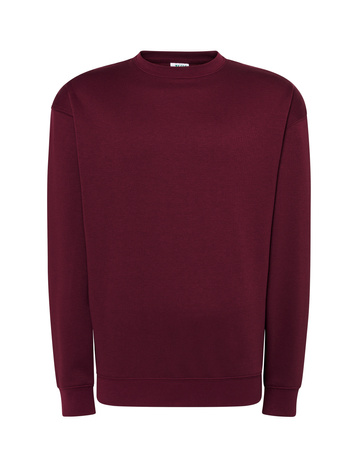 Bluza UNISEX JHK SWRA 290 SWEATSHIRT burgundowa