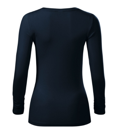 Koszulka dł. rękaw DAMSKA Malfini BRAVE granatowa