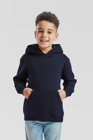 Bluza Kangurka DZIECIĘCA Fruit of The Loom HOODED SWEAT PREMIUM ciemny granat