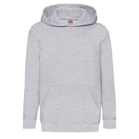 Bluza Kangurka DZIECIĘCA Fruit of The Loom LIGHTWEIGHT HOODED Sweat  Jacket szary melanż