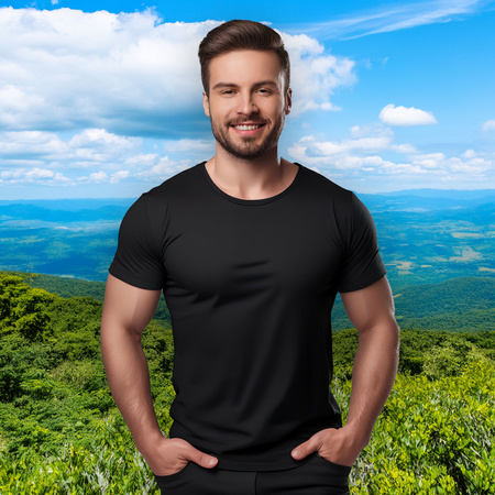 Koszulka MĘSKA JHK OCEAN czarna