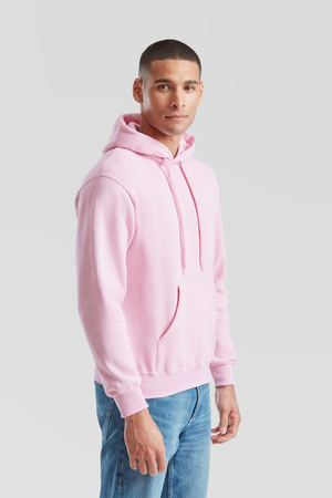 Bluza Kangurka MĘSKA Fruit of The Loom CLASSIC HOODED Sweat różowa jasna