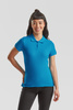 Koszulka Polo DAMSKA Fruit of The Loom LADIES PREMIUM POLO azurowy