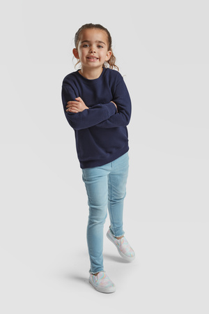 Bluza Klasyczna DZIECIĘCA Fruit of The Loom CLASSIC SET-IN SWEAT granatowa