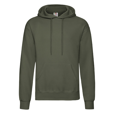 Bluza Kangurka MĘSKA Fruit of The Loom CLASSIC HOODED Sweat oliwkowa