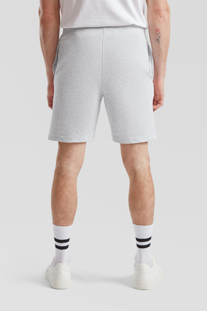 Spodenki dresowe MĘSKIE Fruit of The Loom LIGHTWEIGHT SHORTS szary melanż