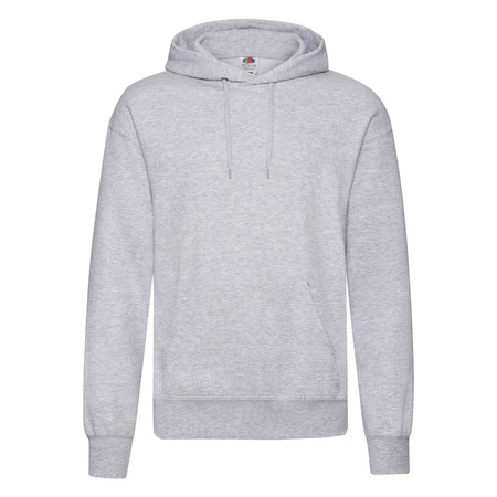 Bluza Kangurka MĘSKA Fruit of The Loom CLASSIC HOODED Sweat szary melanż