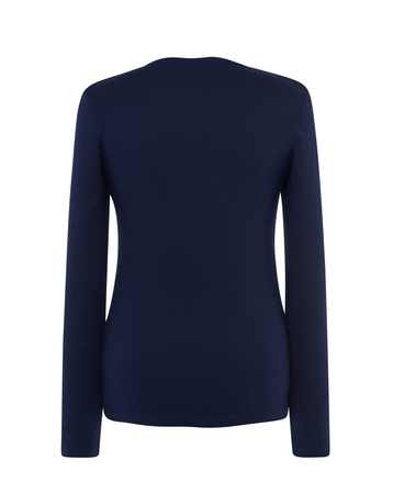 Koszulka dł. rękaw DAMSKA JHK REGULAR LADY COMFORT LS granatowa