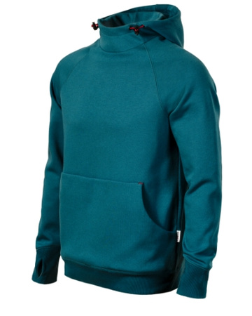 Bluza męska z kapturem VERTEX HOODIE Rimeck petrol blue