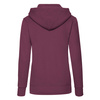 Bluza Kangurka DAMSKA Fruit of The Loom CLASSIC RAGLAN Sweat burgundowa