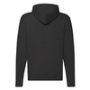 Bluza z kapturem i suwakiem  MĘSKA Fruit of The Loom CLASSIC HOODED Sweat Jacket czarna