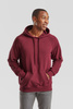 Bluza Kangurka MĘSKA Fruit of The Loom LIGHTWEIGHT HOODED Sweat  burgundowa