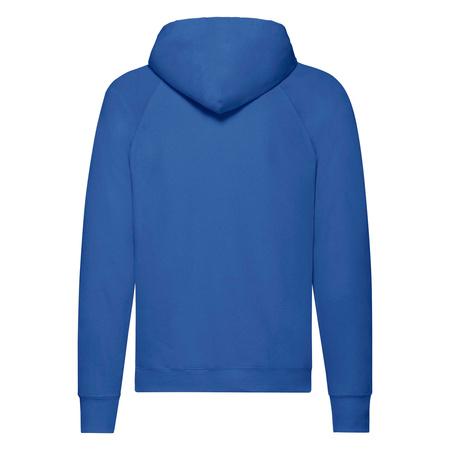 Bluza Kangurka MĘSKA Fruit of The Loom LIGHTWEIGHT HOODED Sweat  niebieska