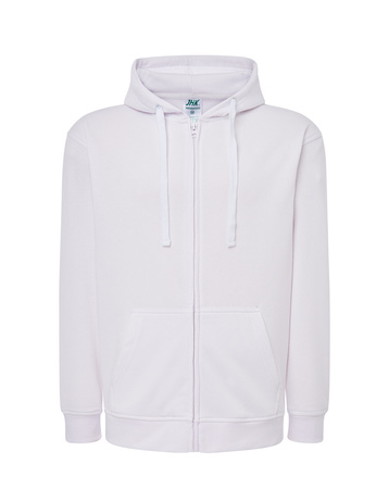 Bluza z kapturem i suwakiem  MĘSKA JHK SWUA HOOD SWEATSHIRT biała