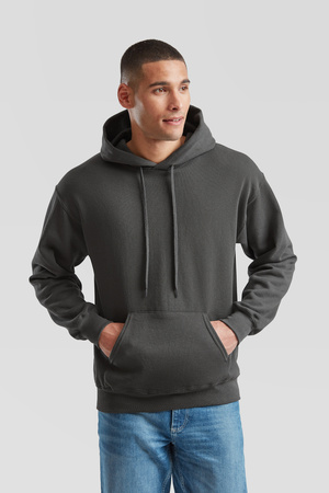 Bluza Kangurka MĘSKA Fruit of The Loom CLASSIC HOODED Sweat grafitowa