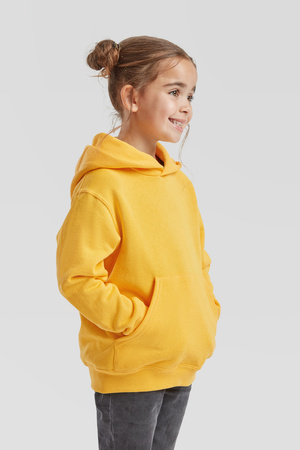 Bluza Kangurka DZIECIĘCA Fruit of The Loom LIGHTWEIGHT HOODED Sweat  Jacket ciemny żółty