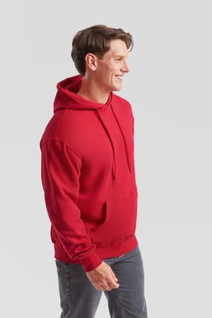 Bluza Kangurka MĘSKA Fruit of The Loom CLASSIC HOODED Sweat czerwona