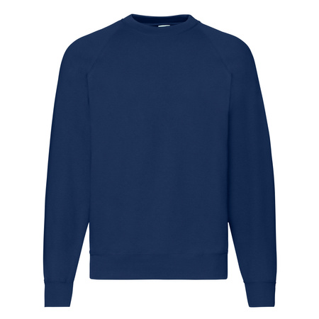 Bluza Klasyczna MĘSKA Fruit of The Loom CLASSIC RAGLAN Sweat granatowa