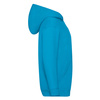 Bluza z kapturem i suwakiem  DZIECIĘCA Fruit of The Loom CLASSIC HOODED Sweat Jacket azurowy