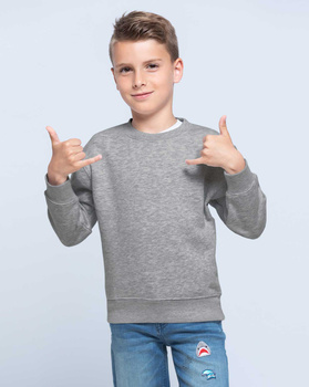 Bluza Kangurka DZIECIĘCA JHK SWRK 290 KID SWEATSHIRT szary melanż