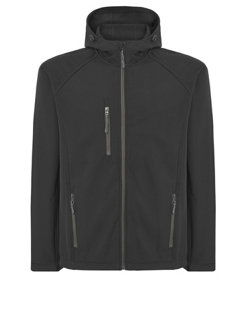 Kurtka Softshell MĘSKA JHK SOFT HOOD czarna