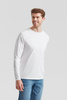 Koszulka dł. rękaw MĘSKA Fruit of The Loom VALUEWEIGHT LONG SLEEVE T biała