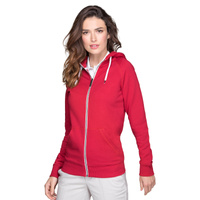 Bluza z kapturem i suwakiem  DAMSKA Malfini VOYAGE formula red