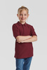 Koszulka Polo DZIECIĘCA Fruit of The Loom KIDS 65/35 burgundowa