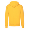 Bluza Kangurka MĘSKA Fruit of The Loom CLASSIC HOODED Sweat ciemny żółty