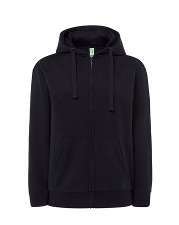 Bluza z kapturem i suwakiem  DAMSKA JHK SWULHOOD 240 granatowa