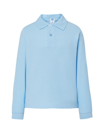 POLO KID LS JHK PKID 210 LS - BŁĘKITNY