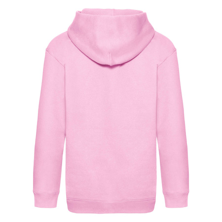 Bluza Kangurka DZIECIĘCA Fruit of The Loom HOODED SWEAT PREMIUM różowa jasna