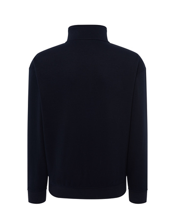 Bluza z krótkim suwakiem MĘSKA JHK SWRA ZIP HALF ZIP granatowa